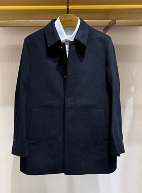 Satchi沙驰毛呢大衣专柜羽绒冬正品男中长款羊毛外套B8RHB8286012