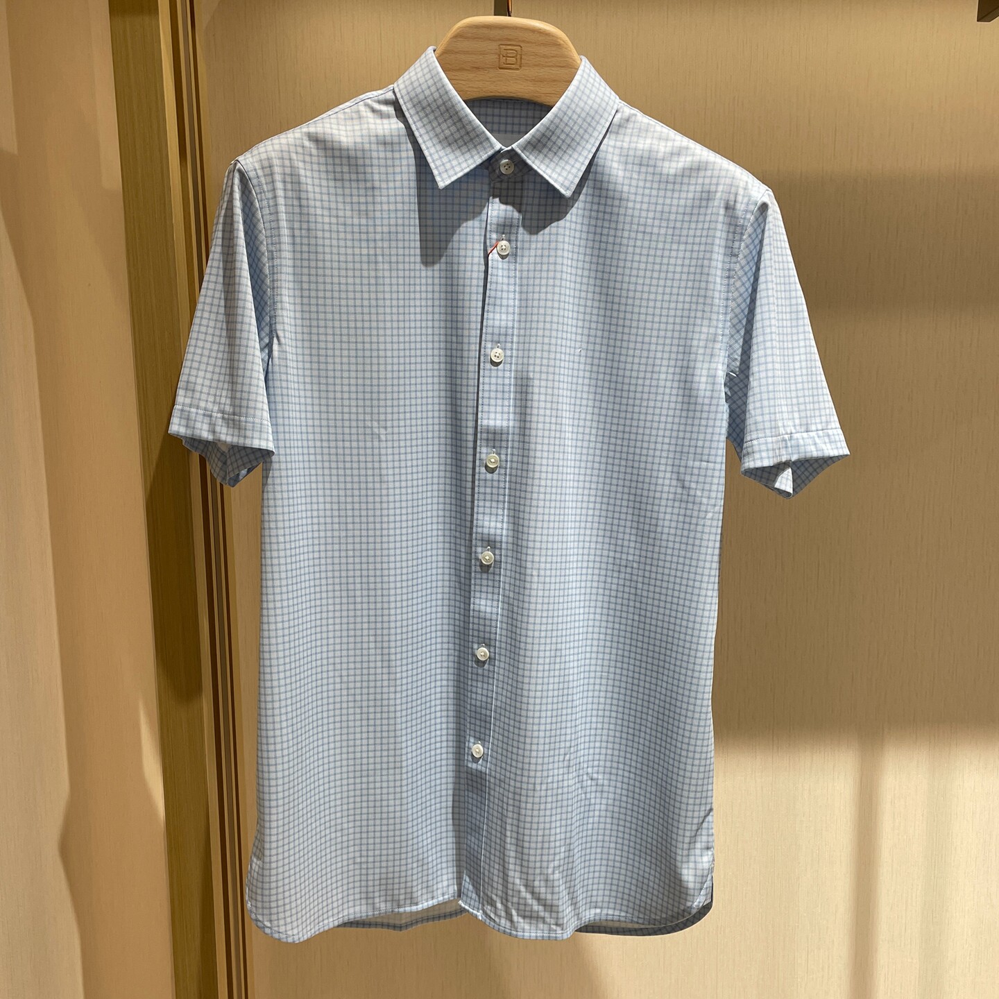 BOSSsunwen短袖衬衣26新款专柜正品春夏男装休闲针织衬衫M622S005
