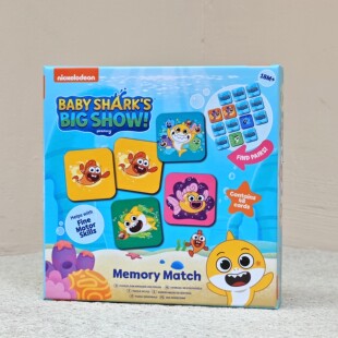 出口大不列颠 小小鲨鱼记忆配对硬质卡片 早教游戏卡片 共48片