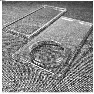 适用vivo x fold3pro手机壳翻盖机硬壳折叠屏透明超薄简约不发黄