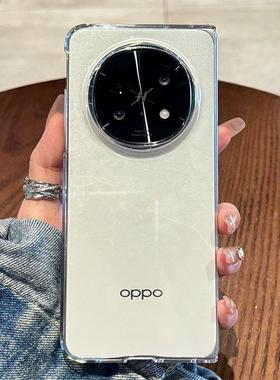 适用oppofindn5手机壳新款findn3折叠屏防摔超薄透明