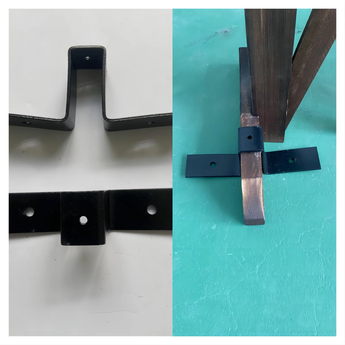 家庭园艺用品安装金属配件木栅栏围栏竹篱笆网格爬藤架接地连接件