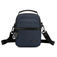 Синяя маленькая сумка через плечо на одно плечо, поясная сумка