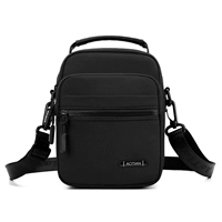 Черная маленькая сумка через плечо на одно плечо, поясная сумка