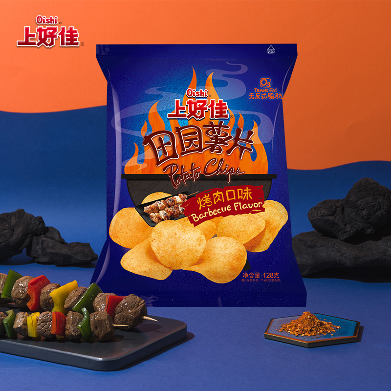 上好佳田园薯片Oishi休闲