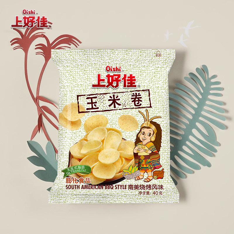 oishi上好佳玉米卷膨化休闲