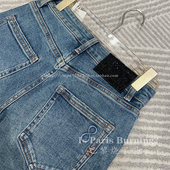 女 黑钉珠数字8蓝色牛仔裤 买过我家牛仔裤 你不会再看别人一眼