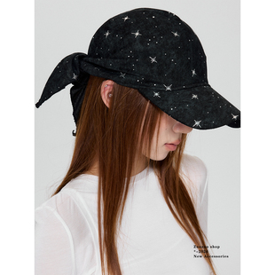 幽暗满天星 复古美式绑带式棒球帽2026新款多功能两戴包头头巾帽