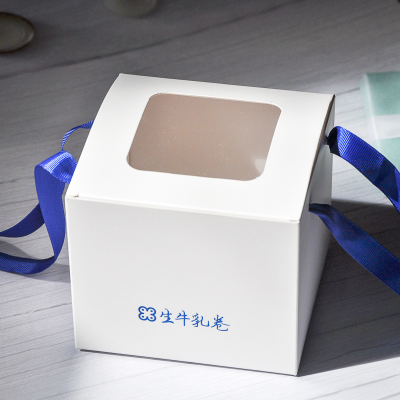 双层覆膜可放冰箱冷藏生牛乳卷盒