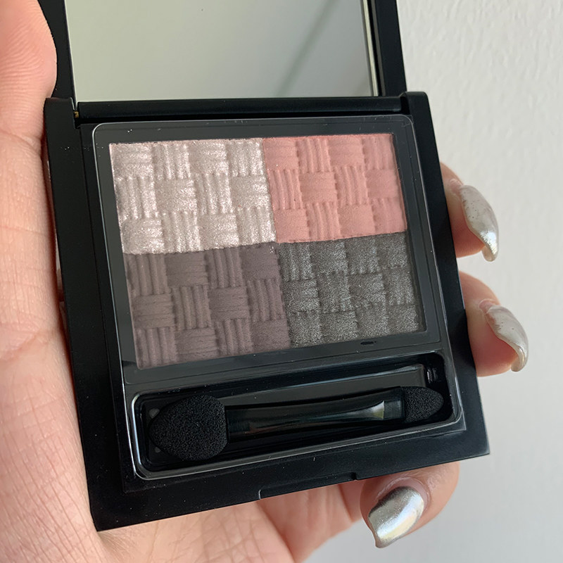 【清仓】艾谜清透细闪烟熏盘灰粉色四色眼影日常眼妆彩妆