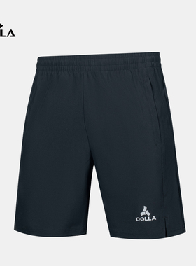 安吉纳梭织运动短裤男夏季速干训练跑步健身开叉五分裤FB112D002