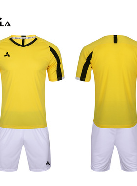 OGLLA安吉纳 成人短袖足球套装训练比赛球衣男速干透气团队足球服