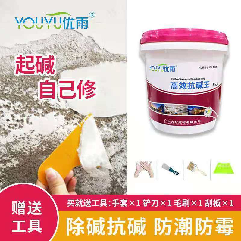 抗碱王墙面防碱防潮返碱反硝腻子墙壁发霉除碱处理背水面防水涂料