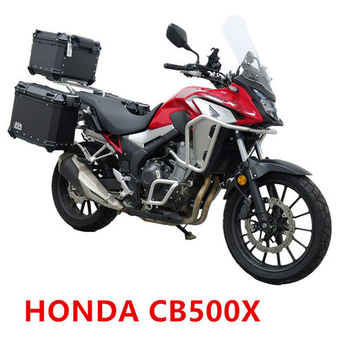 成威适用本田cb500x摩托车三箱铝合金尾箱边箱快拆支架保护杠