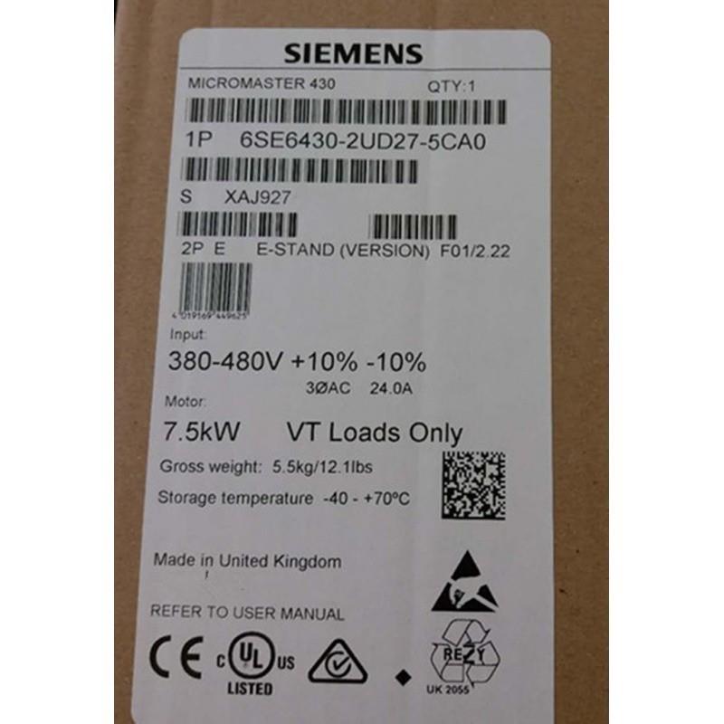 6SE6430-2UD27-5CA0MM430变频器75KW 6SE64302UD275CA0 五金/工具 PLC 原图主图