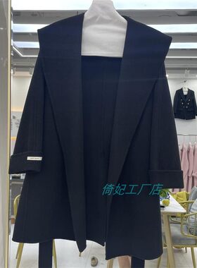 哼羊毛绵羊毛中长款韩版淑女外套