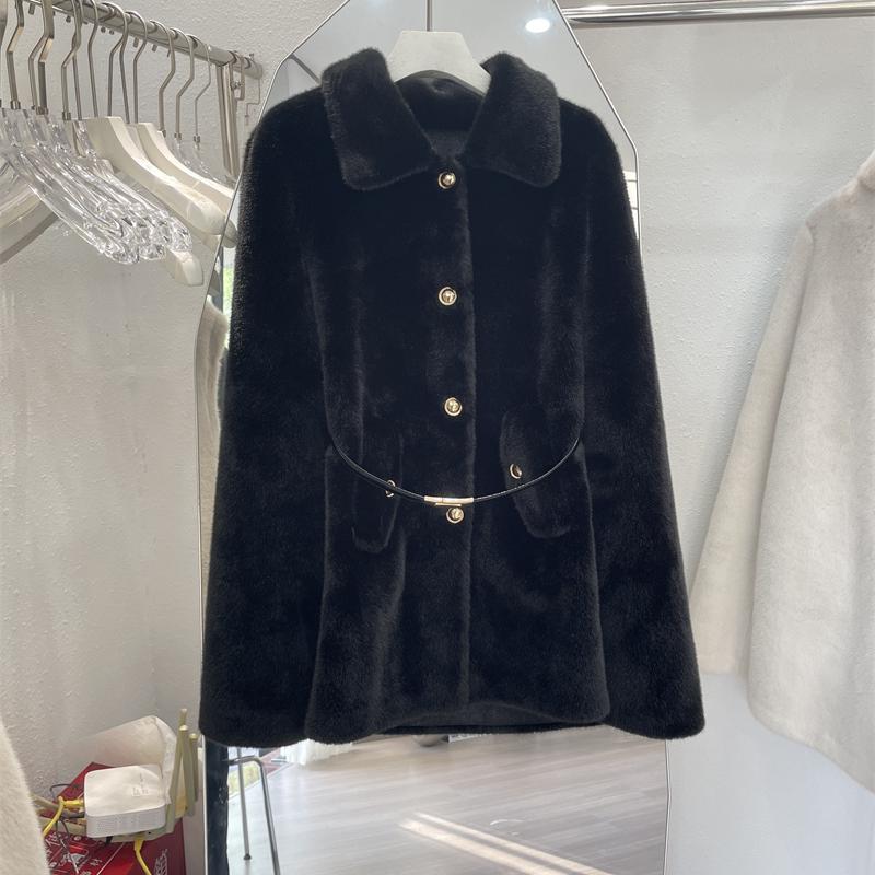 2024冬季新款韩版时尚气质皮草