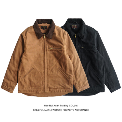 沾酱 底特律夹克103828棉服男士j001升级款帆布工装阿美咔叽外套