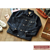 ORIGIN 錾银限定 复古棉麻925银扣 SAUCE 牛仔夹克 赤耳丹宁咔叽