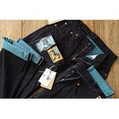 新疆棉 沾酱 赤耳青蓝染T6601XX龙年限定牛仔裤 直筒复古阿美咔叽