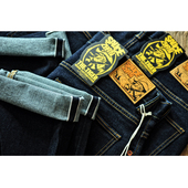 T457XX虎年限定牛仔裤 新疆棉 直筒牛仔裤 沾酱 男 复古阿美咔