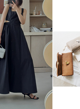 国内现货Savette Symmetry Pochette编织Tote通勤百搭mini手提包