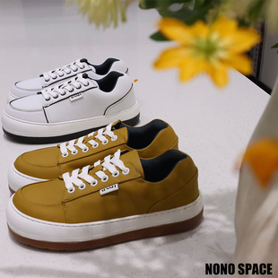 刘雯同款国内现货SUNNEI厚底圆头系带呆萌面包大头鞋dreamy休闲鞋