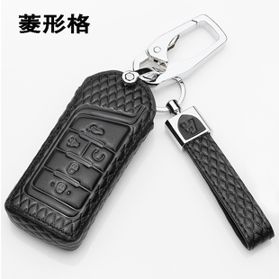 广汽传祺gs8真皮钥匙包GS7钥匙扣GS5 GM6皮套传祺M8汽车改装