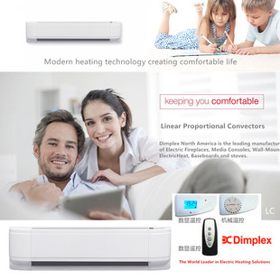 Dimplex汀普莱斯进口踢脚线取暖器电暖器电暖气1500W