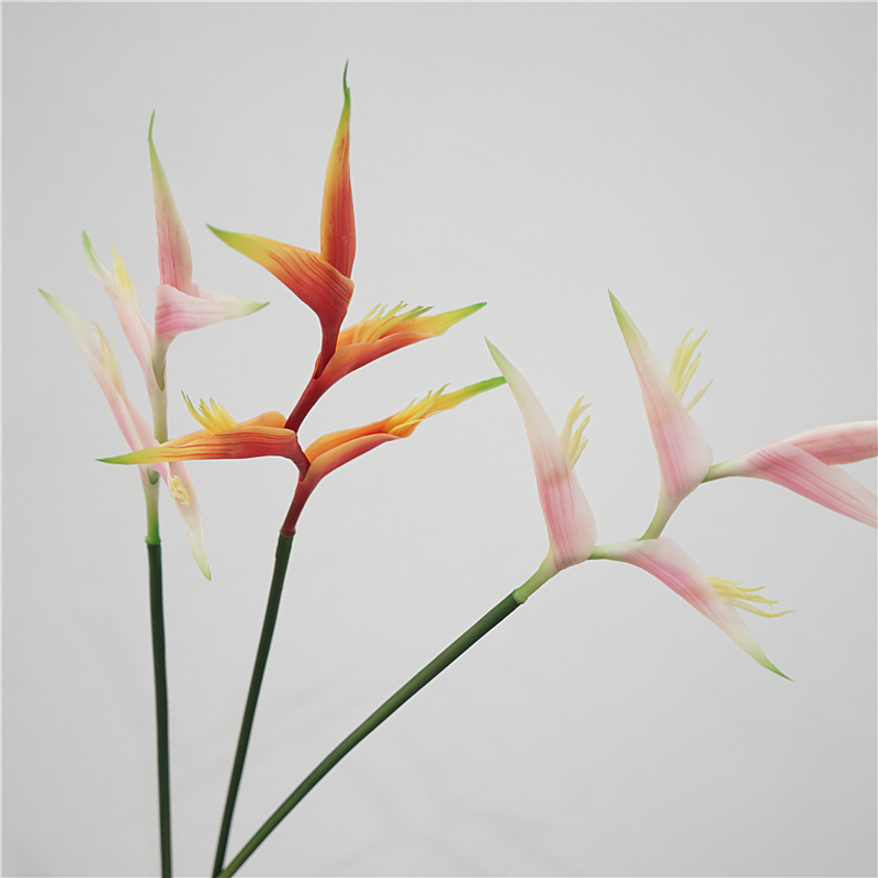 欧式创意卧室墙面热带植物仿真花