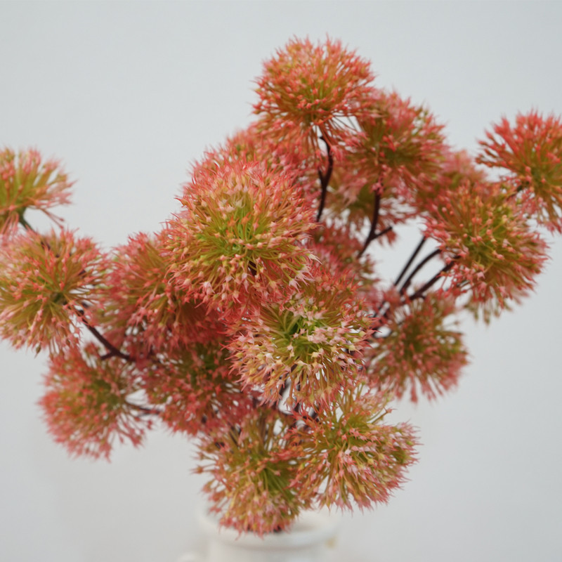 欧式仿真花葱球蒲公英婚庆装饰花家具装饰摆件摄影道具假花艺造景