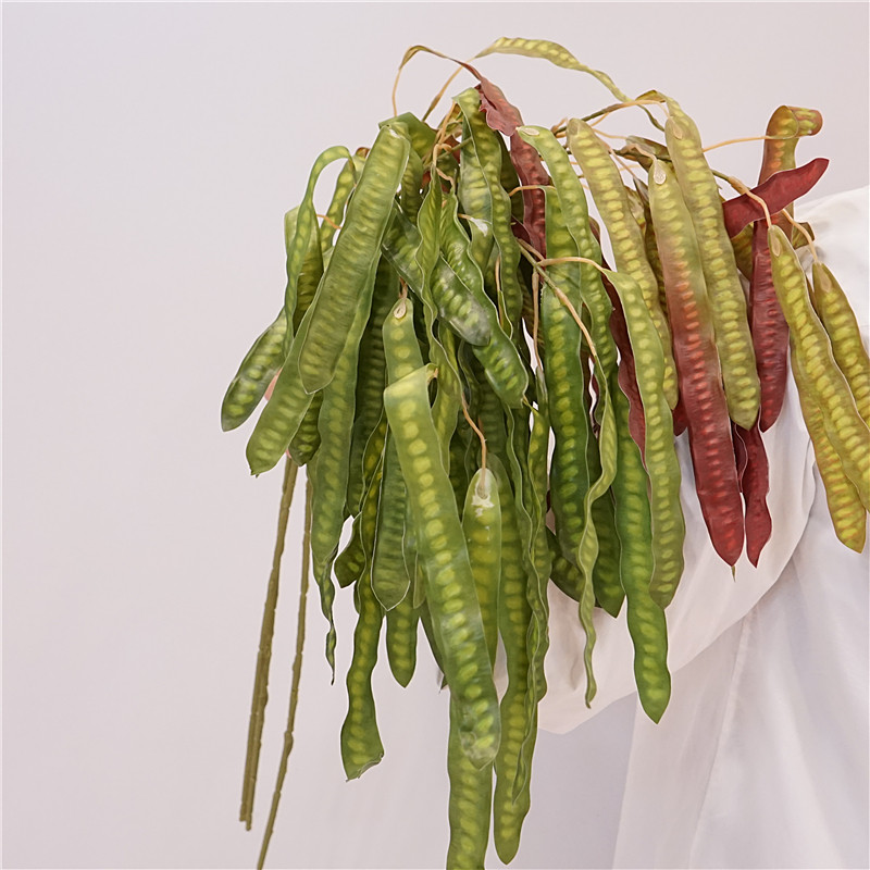 仿真豆荚假花藤条塑料绿植装饰客厅阳台庭院造景插花配材摄影道具,家居饰品,仿真花/假花,淘宝优惠券,粉丝福利购,淘宝优惠卷