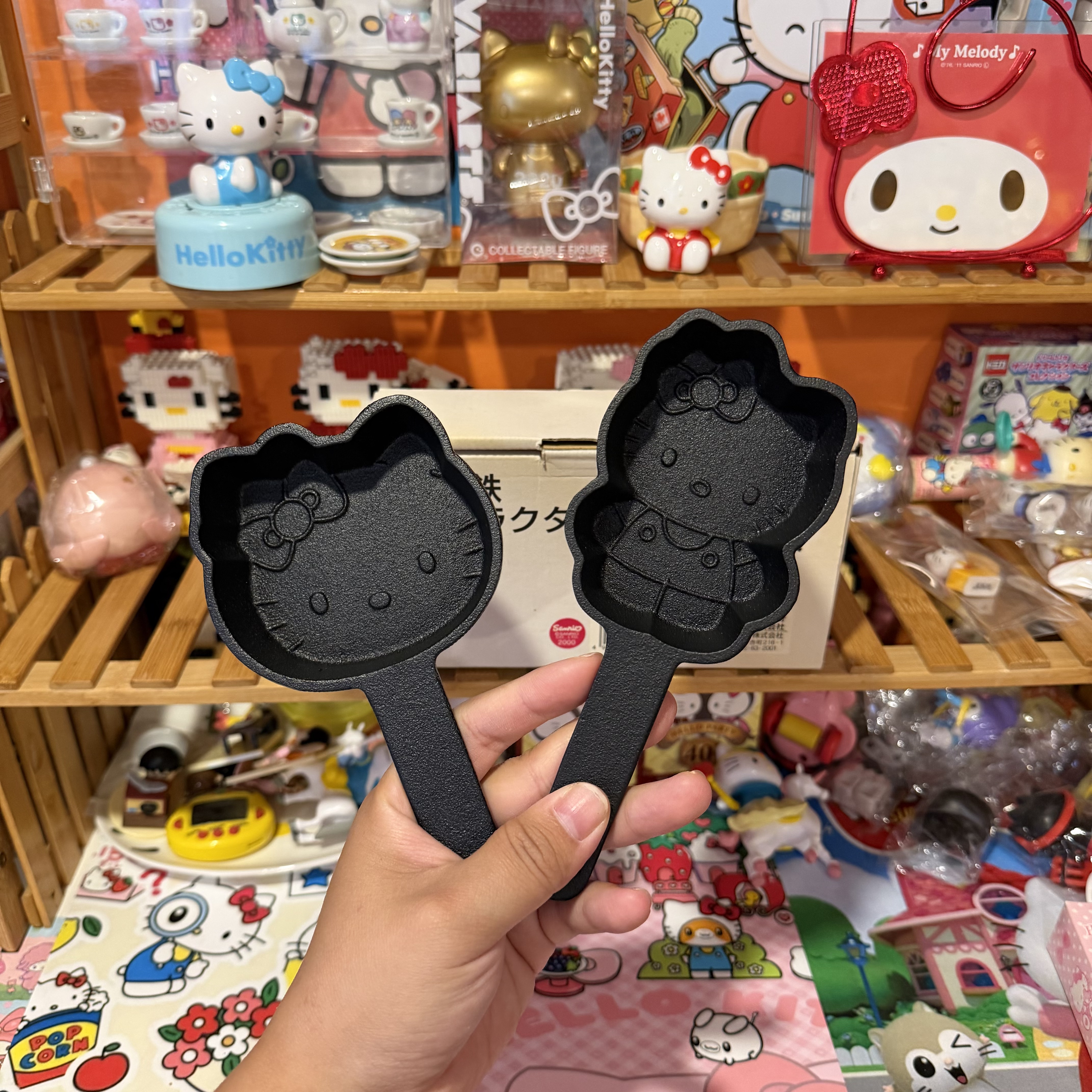 hellokitty造型铸铁锅 日本南部铸铁 Holle Kitty 小锅