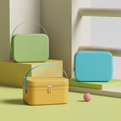 新款 多巴胺化妆箱便携行李箱小型大容量儿童手提箱可登机旅行收纳