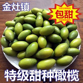 甜橄榄特甜甜种金灶现摘冰糖橄榄果生吃酥脆无渣特甘甜青翠生橄榄
