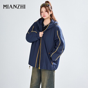 【敖瑞鹏代言】捷尼拉莫羽绒服冬季外套男连帽明线撞色保暖夹克MY