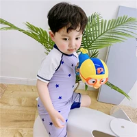 Đồ bơi trẻ em Hàn Quốc bé trai dễ thương sao bé bé chống nắng lướt áo tắm phù hợp với quần bơi - Bộ đồ bơi của Kid áo tắm cho bé