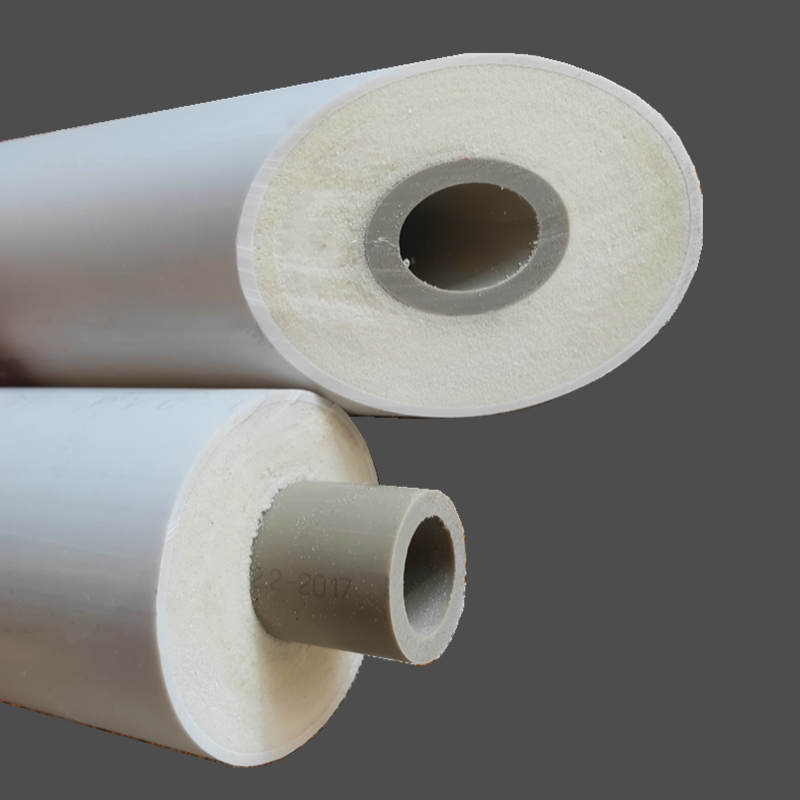 联塑ppr聚氨酯发泡复合pvc一体保温管中央空调空气能温隔热水管