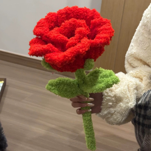 DIY扭扭棒玫瑰花束材料包自制礼物手工简单零基础毛绒创意温柔