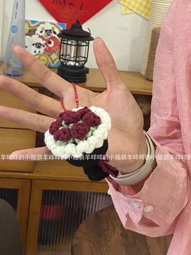 DIY迷你花束毛线编织材料包送朋友钩针仪式感挂件闺蜜零基础简单