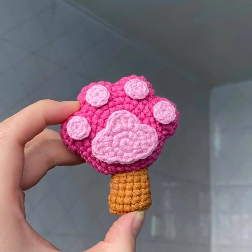 DIY尼克雪糕钩织挂件编织材料包自制礼物零基础新手简单成品卡通