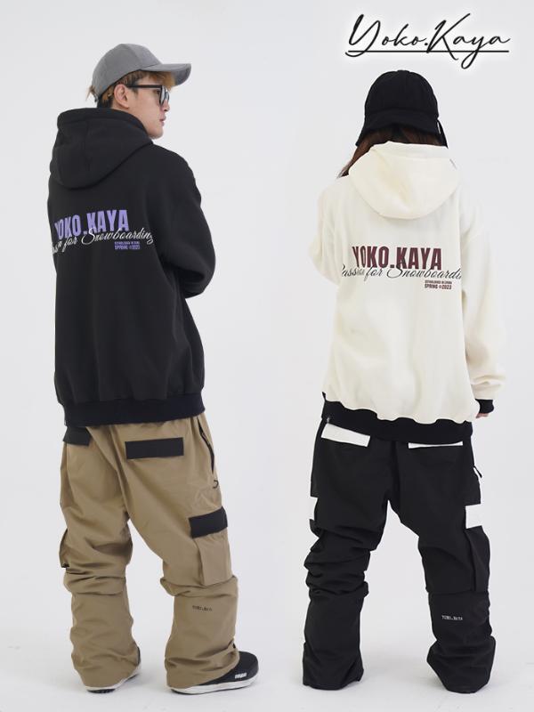 YOKOKAYA滑雪裤小众收膝日系平花