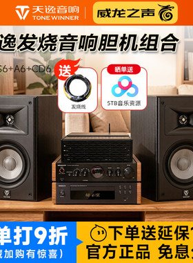 天逸童笛S6胆机CD机组合音响套装