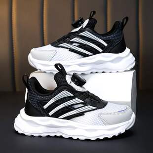 儿童鞋子女男款春款新款潮牌帅气男孩网鞋男童运动鞋八九岁