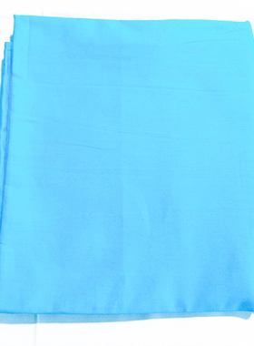 学生涤纶湖蓝色 床单 单件 单位军训学校上下铺单人湖兰被套3件套