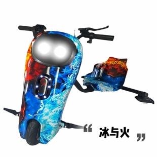 6.5寸8寸儿童三轮电动漂移车卡丁车飘移儿童车甩尾卡丁车可定时器