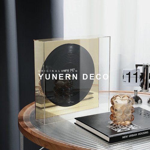 样板房间黑胶唱片亚克力简约现代