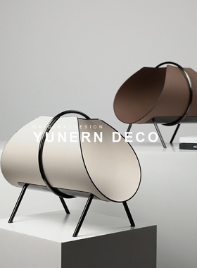 售楼处轻奢皮革杂志架