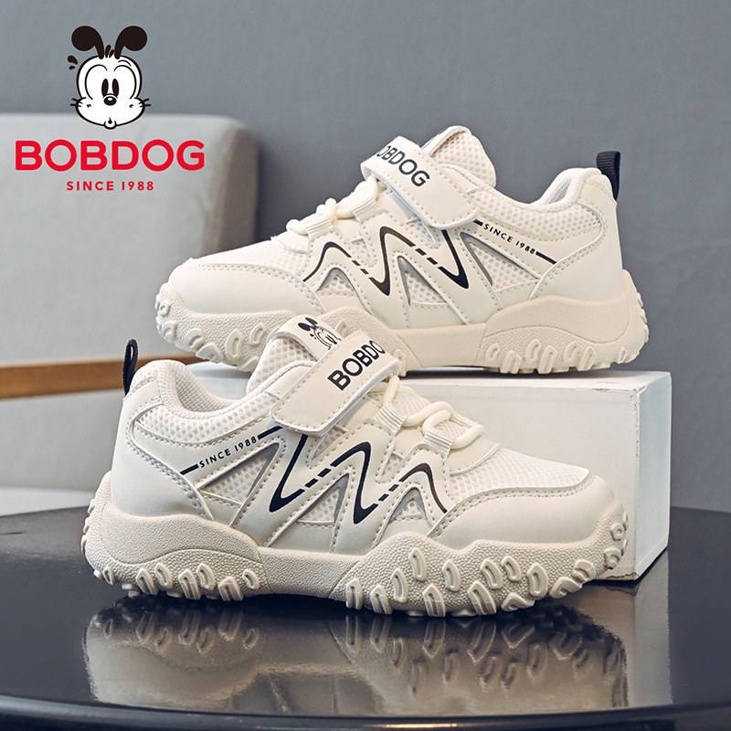 巴布豆童鞋男童运动鞋2026春季新款男孩防滑跑步鞋开春儿童鞋子