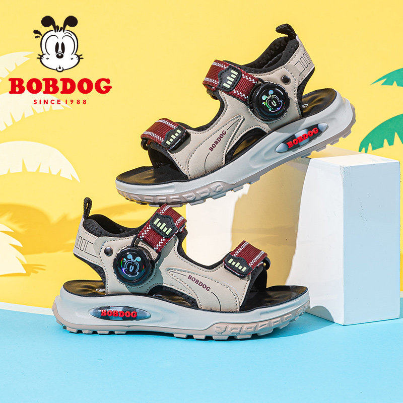 巴布豆童鞋官方旗舰店儿童凉鞋夏季男孩运动户外沙滩鞋儿童鞋子